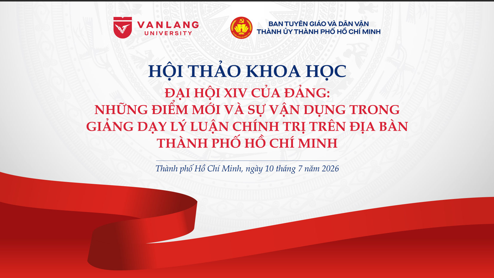 HỘI THẢO KHOA HỌC VĂN KIỆN ĐH XIV CỦA ĐẢNG: NHỮNG ĐIỂM MỚI VÀ SỰ VẬN DỤNG TRONG GIẢNG DẠY LLCT ...